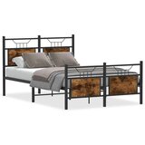 vidaXL Okvir kreveta bez madraca boja hrasta 120 x 190 cm drveni | shoptok.hr