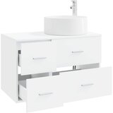  Set namještaja za kupaonicu 2 kom. Bijela Konstruirano drvo | shoptok.hr