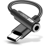 USB-C na 3,5mm adapter, pleteno aluminijasto ohišje, 24-bit/96kHz, (5000276725)