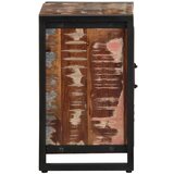 vidaXL Nočna omarica večbarvna 40x30x51 cm trden predelan les | Shoptok.si