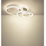 Globo 67377-72 - LED prigušiva stropna svetiljka FRANCINE LED/72W/230V srebrna + daljinski upravljač | Eponuda.com