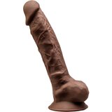 SilexD MODEL 1 REALISTIČNI PENIS PREMIUM SILEXPAN SILIKON RJAV 23 CM, (21741833) | Shoptok.si