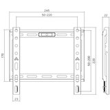 Xstand FIX 13/43 Nosač za TV/VESA 200x200/45kg/2cm od zida