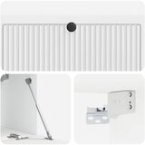 TV ormar za zid Zidne Bijela visokog sjaja 98 x 31 x 30 cm | shoptok.hr