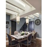 Open Design OR80568 - Luster na lancu LUNGA 1xE27/15W/230V mesing/bela | Eponuda.com