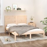 vidaXL Okvir za krevet od masivnog drva 120 x 200 cm Cijene