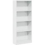  Regal za knjige sjajni bijeli 60x24x143 cm konstruirano drvo | shoptok.hr