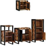  Set namještaja za kupaonicu 4 pcs Čvrsto drvo iz reciklaže | shoptok.hr