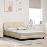 vidaXL Okvir kreveta bez madraca krem 120 x 200 cm od tkanine Cijene