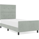  Krevetna Okvir Svjetlosiva 90x200 cm Baršun | shoptok.hr