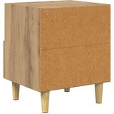 vidaXL Nočna omarica artisan hrast 40 x 35 x 47.5 cm Konstruiran les | Shoptok.si