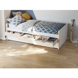 Marckeric bela/v naravni barvi otroška postelja s prostorom za shranjevanje 90x190 cm valka – | Shoptok.si
