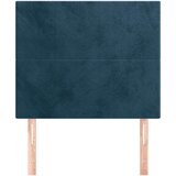  Uzglavlje tamnoplavo 80x5x118/128 cm baršunasto | shoptok.hr
