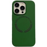  futrola leather case silikon magsafe za iphone 14 pro max (6.7) maslinasto zelena Cene