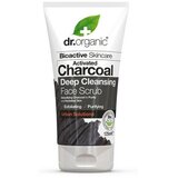 Dr. Organic activated charcoal face scrub | shoptok.hr