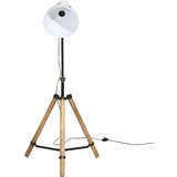  Podna svjetiljka 25 W bijela 75x75x90-150 cm E27 | shoptok.hr