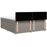  Krevet s oprugama i madracem smeđesivi 180x200 cm tkanina | shoptok.hr