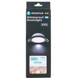 Aigostar Komplet 3x LED kupatilska ugradna plafonska svetla 4,8W/230V 6500K IP65 crna | Eponuda.com