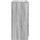 Komoda Siva Sonoma 100x35x76 cm Konstruirano drvo | Eponuda.com