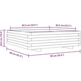  Vrtna sadilica 90x90x26 5 cm od impregnirane borovine | shoptok.hr