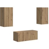  Komplet TV omaric 6 pcs Umetni hrast Konstruiran les - - Rjava - 96.2 - 98 x 31 x 29,5 cm - 2025-vidaXL-Uvoz_2 | Shoptok.si