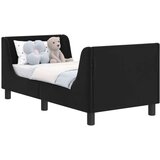  Posteljica za malčke z vzglavjem Črna 70 x 140 cm Žamet, (5000105093) | Shoptok.si