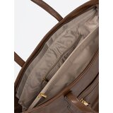 Shelvt Brown handbag with gold elements | shoptok.hr