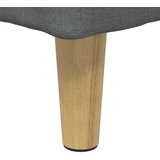  Otoman za pohranu s jastukom Tamno siva 60 x 60 x 45 cm tkanina - Tamno siva 60 cm tkanina | shoptok.hr