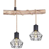 Globo viseča svetilka priska (4 x 60 w, črne barve, višina: 120 cm) | Shoptok.si