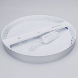 solight WD244-S - LED panel 2 u 1 24W/230V 3000/4000/6000K, prečnik 30 cm, IP54, srebrna | Eponuda.com