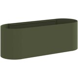 vidaXL Povišana vrtna gredica Olivno zelena 120 x 40 x 40 cm, (5000287767) | Shoptok.si