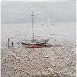 Slika na platnu (30 x 30 cm, rdeča jadrnica)
