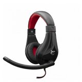 White Shark Slušalke z mikrofonom GH-2040 Serval, rdeče-črne | Shoptok.si