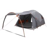 vidaXL Tunelski šotor s streho Siva in oranžna 370 x 275 x 210 cm, (5000309634) | Shoptok.si