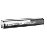 ARKTIC Sushi display, Kapacitet: 5x GN 1/2 (V)40 mm (uključeni spremnici)., Crna, 220-240V/190W, 1800x420x(H)265mm | Eponuda.com