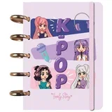Bilježnica A6 K-Pop roza - 100 listova