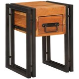  Konačna Stolić Smeđa i crna 30 x 30 x 40 cm Čvrsto drvo akacije | shoptok.hr