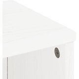  Bočni ormarići 5 kom ODDA bijeli 40x24x79 cm puno drvo bor | shoptok.hr