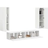  Komplet TV omaric 4 pcs Bela Konstruiran les - - Bela - 57.9 - 30 x 31 x 100 cm - 2025--Uvoz_2 | Shoptok.si