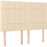  Box spring postelja z vzmetnico krem 140x200 cm blago, (20895710) | Shoptok.si