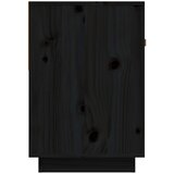 TV ormarić crni 90x40x60 cm od masivne borovine | Eponuda.ba