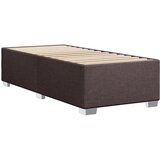  Krevet s oprugama i madracem tamnosmeđi 100 x 200 cm od tkanine | shoptok.hr