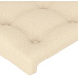  Uzglavlje s ušima krem 83x16x118/128 cm od tkanine | shoptok.hr