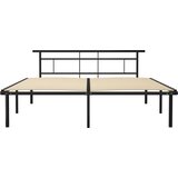  Za krevet crni metalni 200 x 200 cm | shoptok.hr