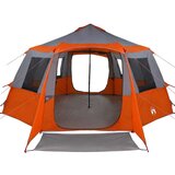  Kabinski šotor s streho Siva in oranžna 500 x 500 x 294 cm, (5000091106) | Shoptok.si