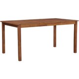 vidaXL Vrtna miza 150x90x74 cm trden akacijev les Cene