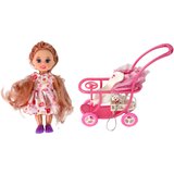  Lutka za igru Lucy sa bebom u kolicima i raznim rekvizitima | shoptok.hr