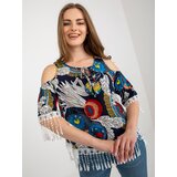 Factory Price Blouse-AT-BZ-2601.67-navy blue | shoptok.hr