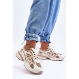 Boto Women's Lace-Up Sports Shoes Beige Emare | shoptok.hr