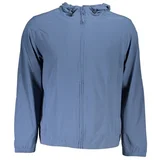 MEN'S BLUE ZIPPED SWEATSHIRT